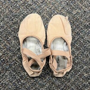 STINKY BALLET FLATS. Worn, stinky, and torn